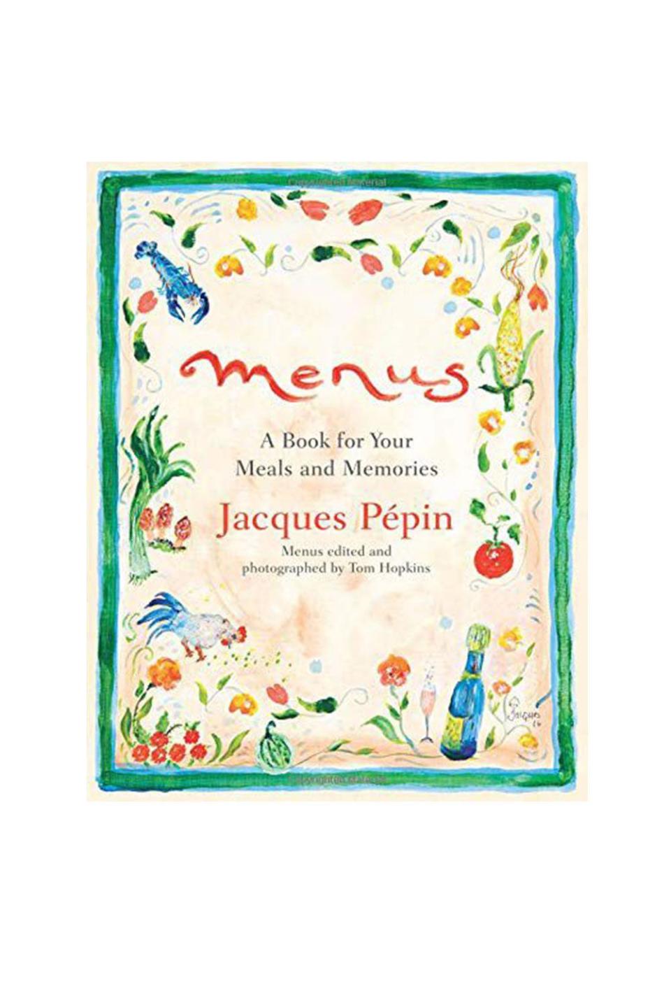 Menus: A Book for Your Meals and Memories