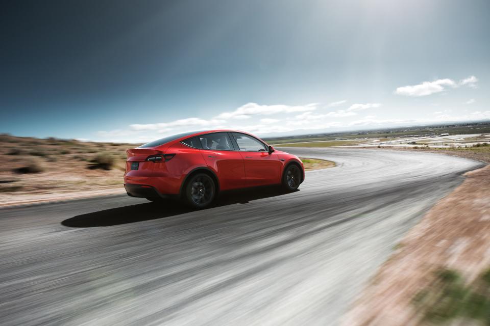 <p>The Model Y is the newest electric offering from Tesla. Based on the Model 3 sedan, it's a taller crossover with a more spacious interior. It offers a bit less range and performance than the Model 3 but is otherwise mechanically similar. Tesla CEO Elon Musk claims that Model Y deliveries will begin in fall 2020.</p>