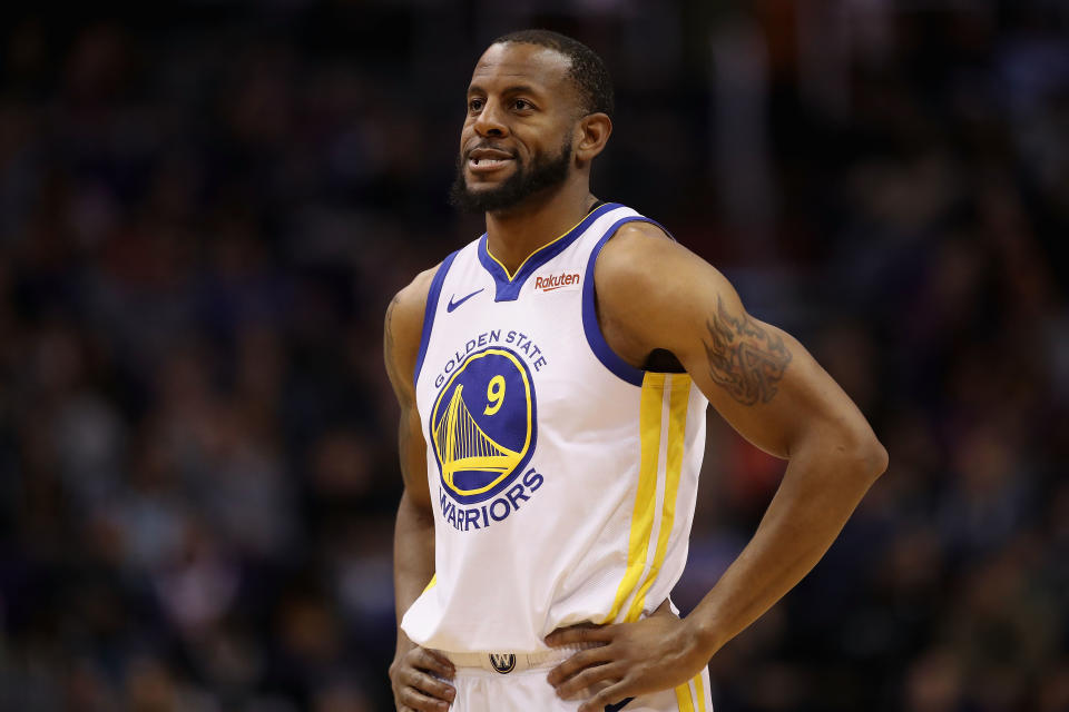 Andre Iguodala was elected the First Vice President of the NBPA on Monday, replacing LeBron James. (Christian Petersen/Getty Images)