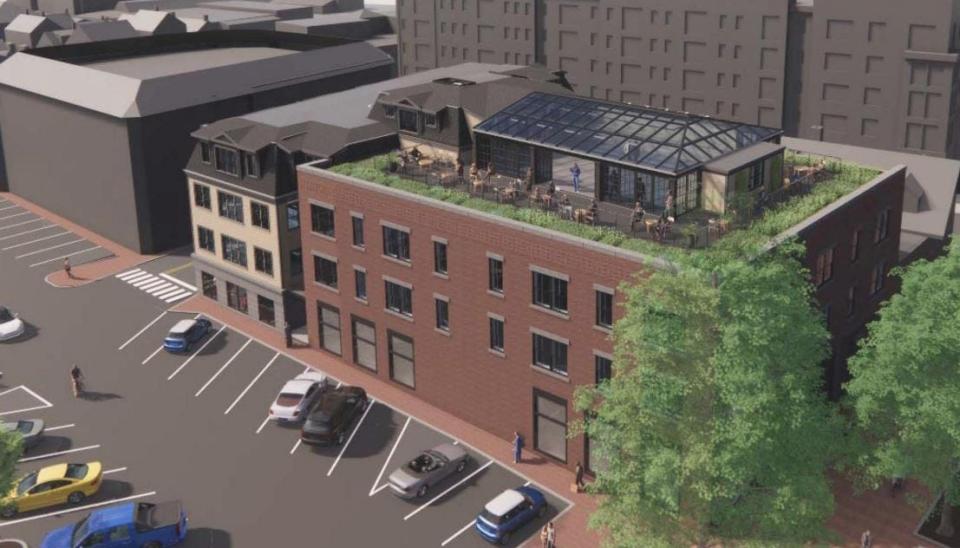 Novocure has received approval for a penthouse atop its headquarters at 64 Vaughan St. in downtown Portsmouth.