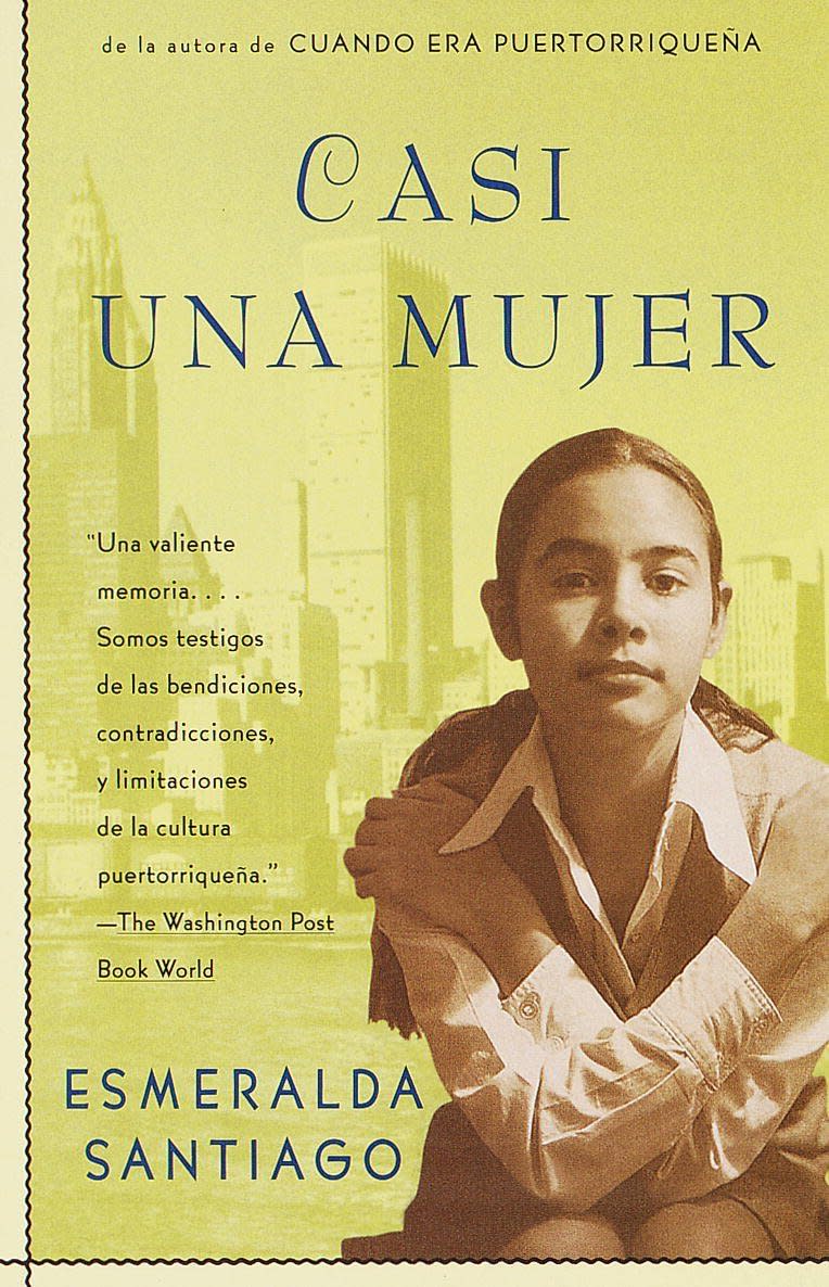 "Santiago's coming of age memoir was the first book I ever read that was written in Spanglish. There was something about seeing the words, the language I'd heard all my life in a book. There's nothing more powerful than seeing yourself reflected in something you love; for me, that was literature. It sounds silly, but reading her memoir helped me realize that our stories, Latinos' stories, are often left unsaid (and unread), but that did not mean they were not worth telling. Santiago's memoir is the reason I write. It's the reason I'm committed to telling our stories. -- <i>Tanisha Ramirez, Latino Voices Editor</i><br /><br />Image via <a href="http://www.amazon.com/Casi-una-Mujer-Spanish-Edition-ebook/dp/B00JNQML0Y">Amazon</a>