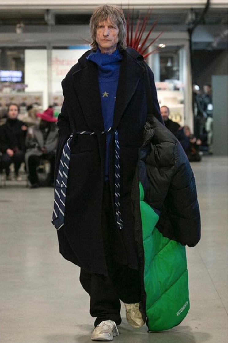 <i>Vetements utilised homeless people for its ‘stereotypes’ collection [Photo: Instagram/vetements_official]</i>