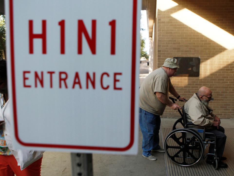 The entrance to a facility in Arlington, Virginia.