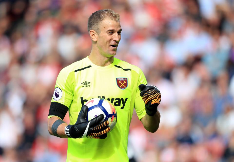 West Ham United goalkeeper Joe Hart likely to go on the plane to Russia