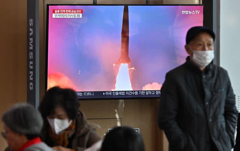 Corea del Sur respondió con el lanzamiento de tres misiles al mar