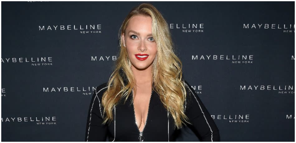 Camille Kostek attends the Maybelline x New York Fashion Week XIX Party