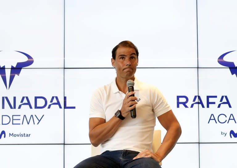 Rafael Nadal announced his decision to step away from tennis for a few months at a news conference in Mallorca