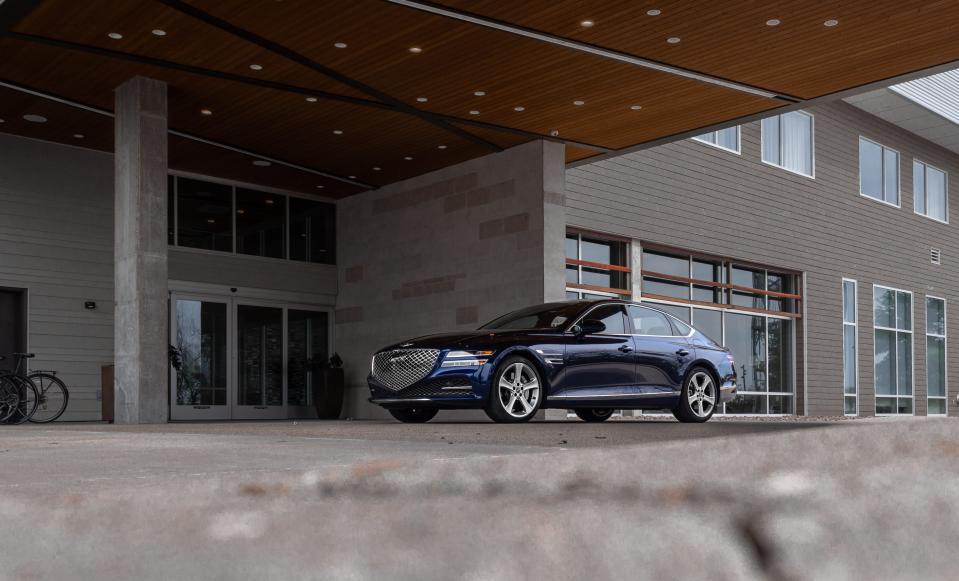 The Genesis G80 sedan.