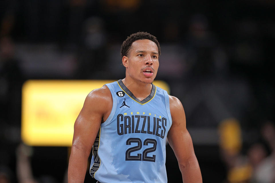 Desmond Bane agreed to a max extension three seasons after joining the Grizzlies as the last pick in the first round of the draft. (Justin Ford/Getty Images)