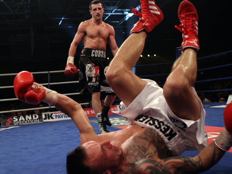 Carl Froch knocked Mikkel Kessler down.