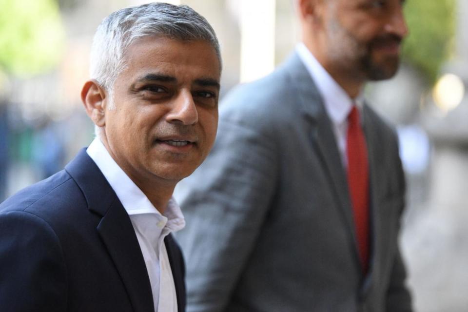 London Mayor Sadiq Khan (PA)