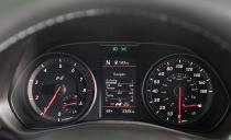 <p>Notable upgrades over lesser Velosters include nicely supportive front sport seats and LED shift lights in the instrument cluster.</p>