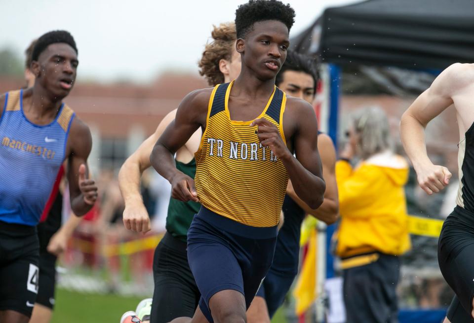 Toms River High School Northâ€™s Teddy Wilson wins the boys 800m event. Ocean County Track Championships take place at Jackson Liberty High School. Jackson, NJSaturday, May14, 2022