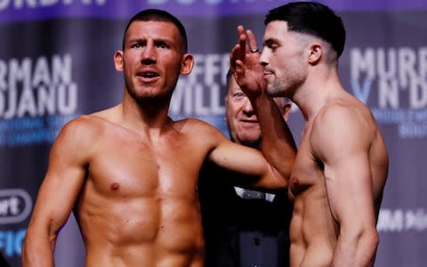 Mark Heffron & Liam Williams Weigh-In - Credit: Action Images