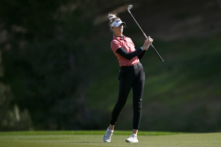 Nelly Korda won her fourth straight tournament at the LPGA Match Play in Las Vegas on Sunday (Orlando Ramirez)