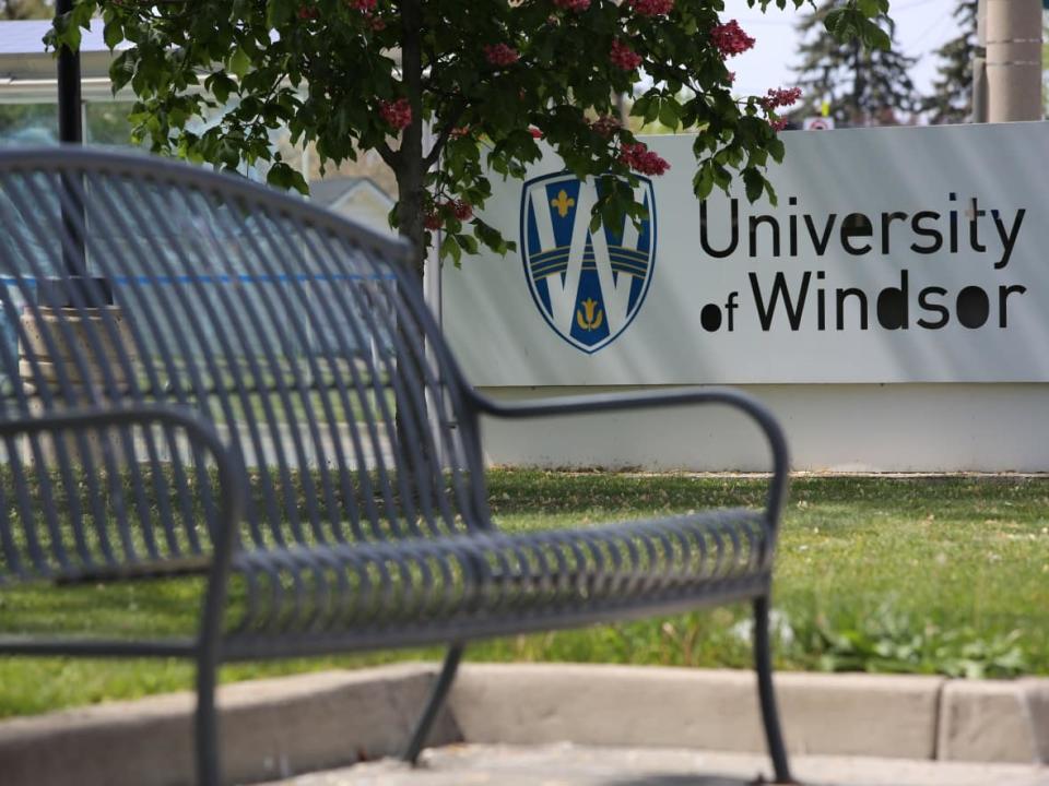 The University of Windsor campus is seen in a file photo. (Chris Ensing/CBC News - image credit)