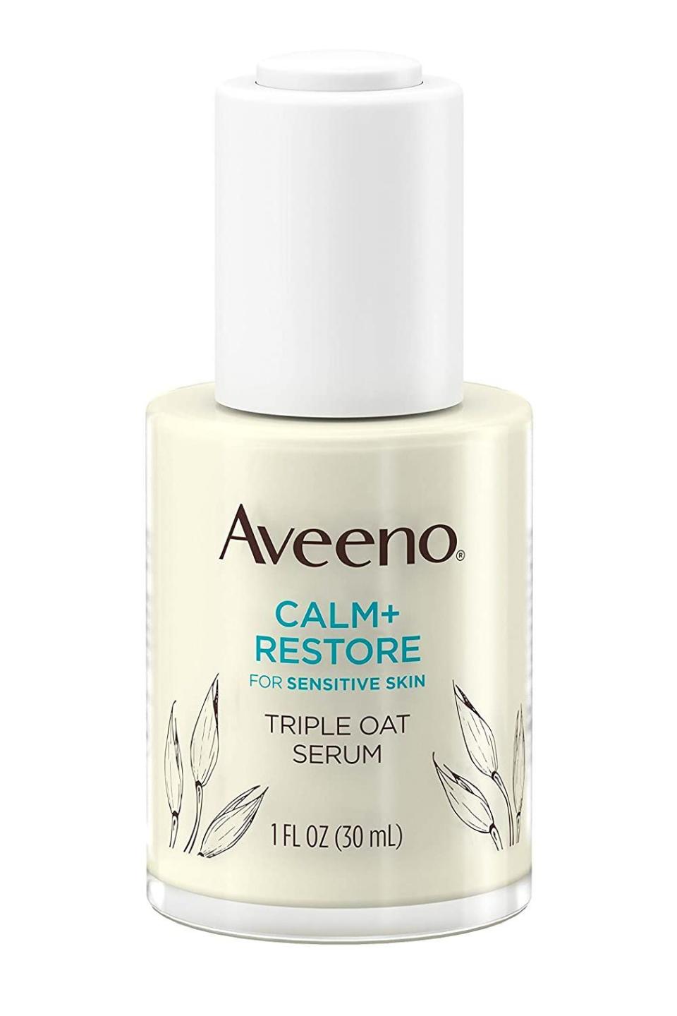 4) Aveeno Calm+ Restore Triple Oat Serum