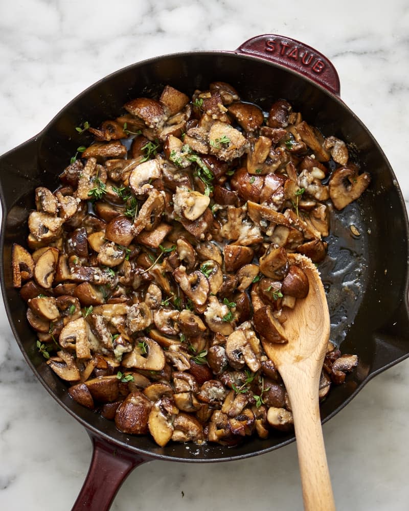 Parmesan-Thyme Mushrooms