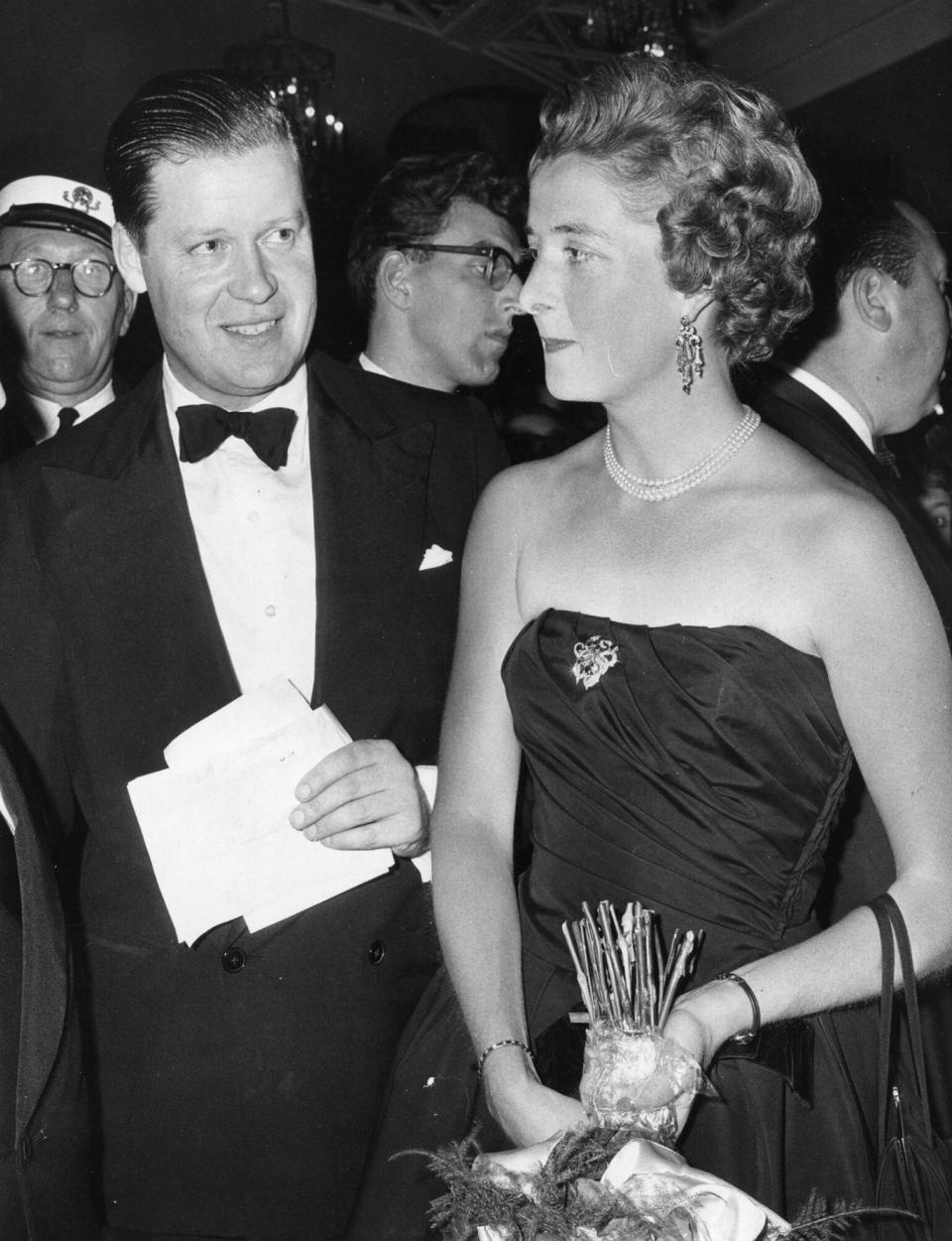 Edward John Spencer (1924 - 1992), the 8th Earl Spencer, father of Lady Diana Frances Spencer (wife of Charles, Prince of Wales), with his first wife