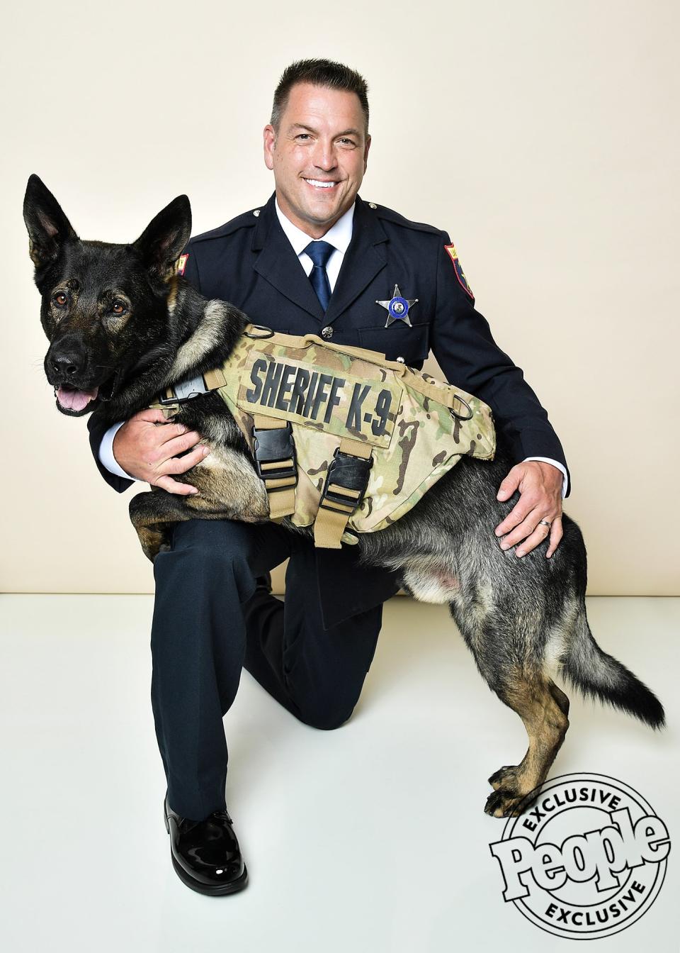 John Forlenza and K-9 Dax