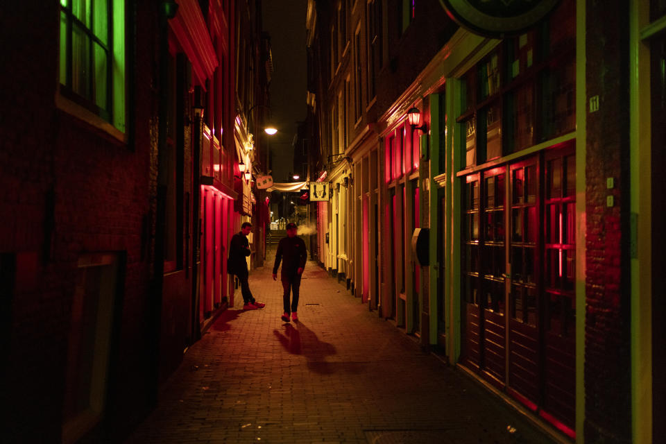 El Barrio Rojo en Ámsterdam, el 2 de julio de 2021. (Ilvy Njiokiktjien/The New York Times)
