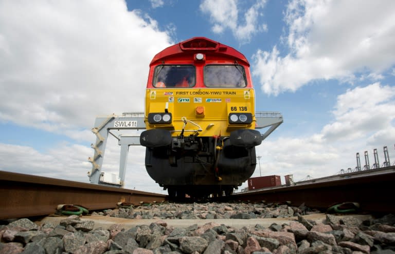 The first freight train to link China directly to the UK arrived in the Chinese city of Yiwu after covering over 12,000-kms (7,500 miles), making it the second-longest route in the world