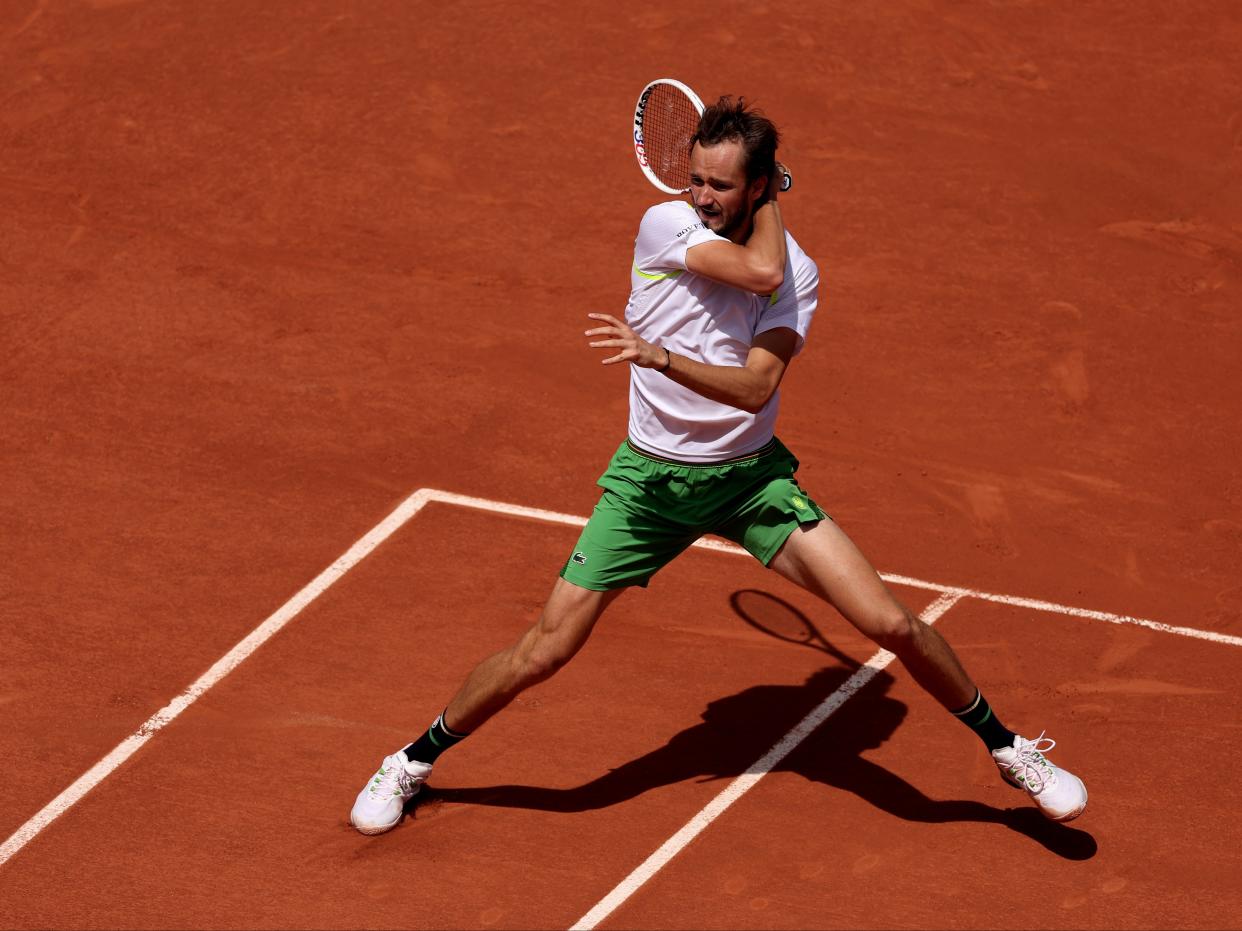 Daniil Medvedev has fallen a set behind (Getty Images)