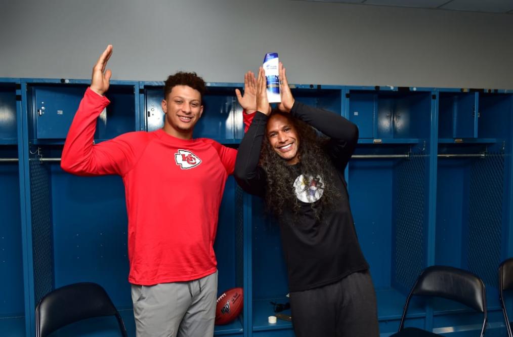 Patrick Mahomes (and his mohawk) team up with Head & Shoulders to settle a  heated debate