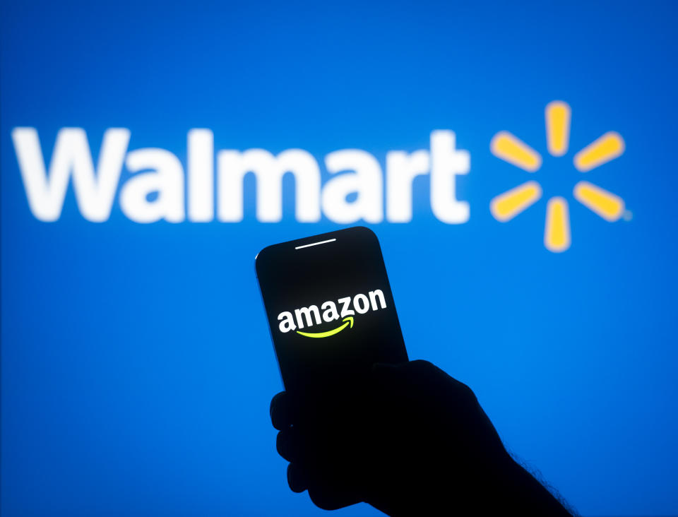 A decade ago it was hard to imagine that Walmart and Amazon would compete for the advertising market.  (Photo: Jaap Arians/Nurfoto via Getty Images)