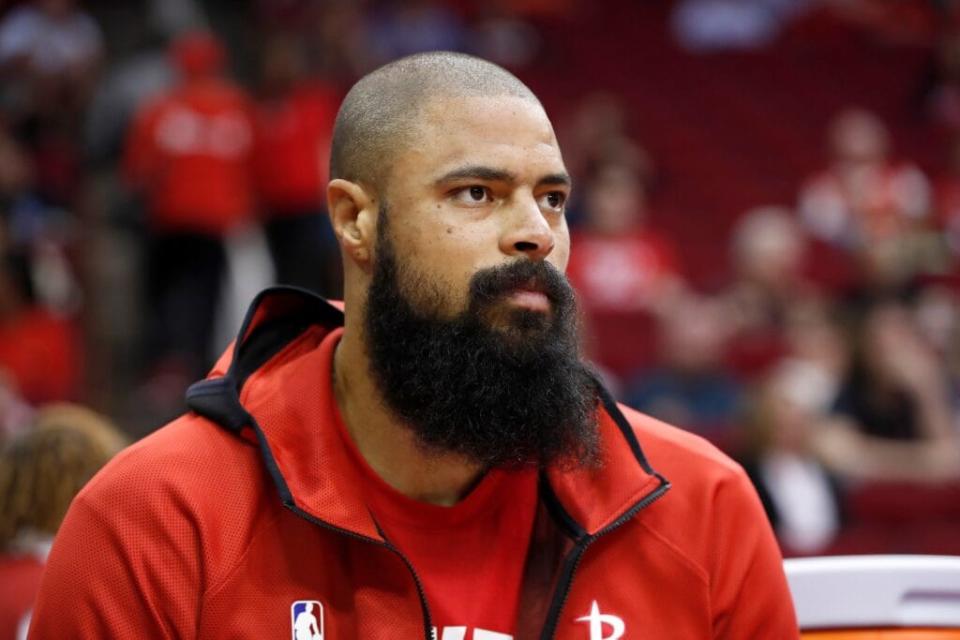 Tyson Chandler playing with the Houston Rockets (Getty Images)