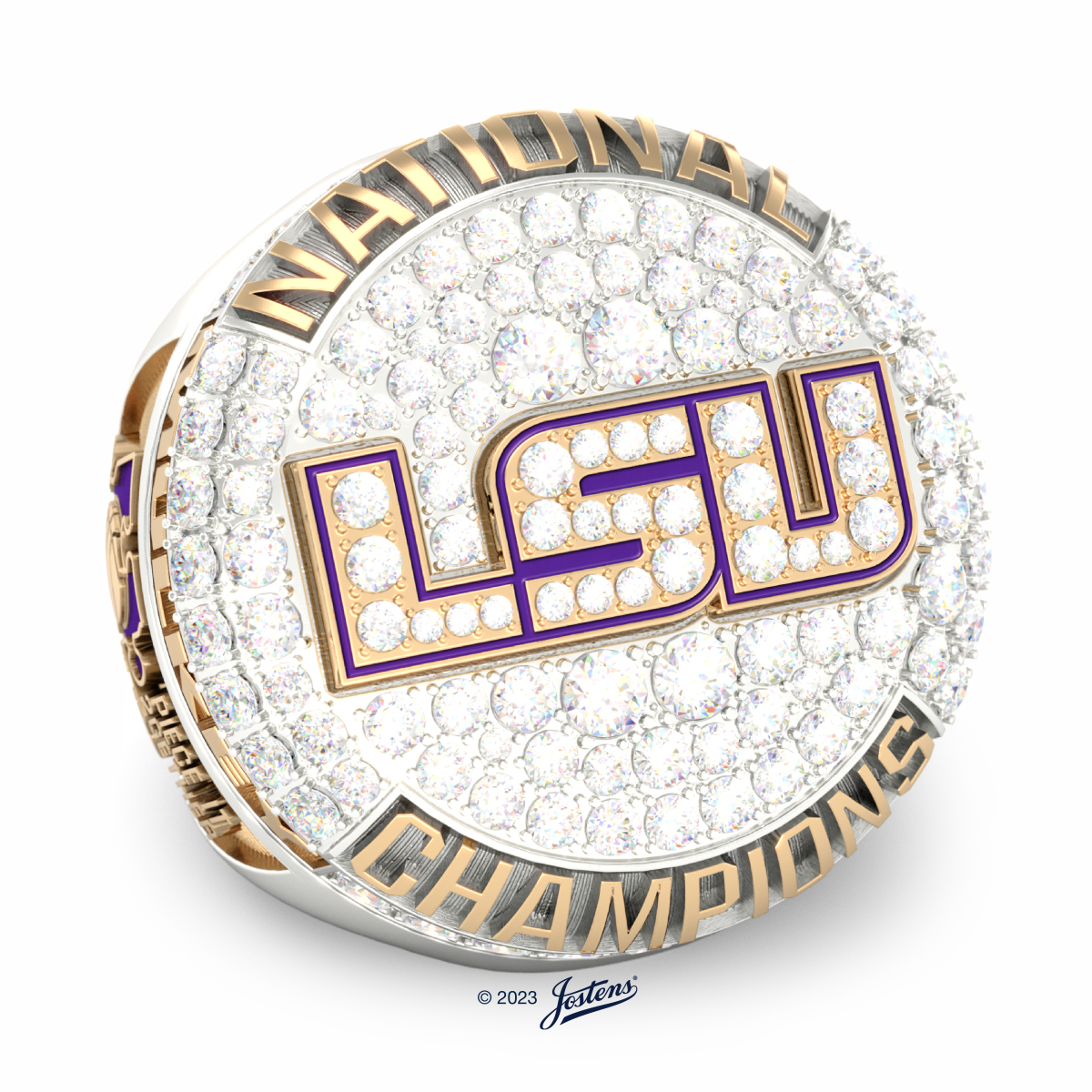 LSU Tigers Champion Logo - NCAA Division I (i-m) (NCAA i-m