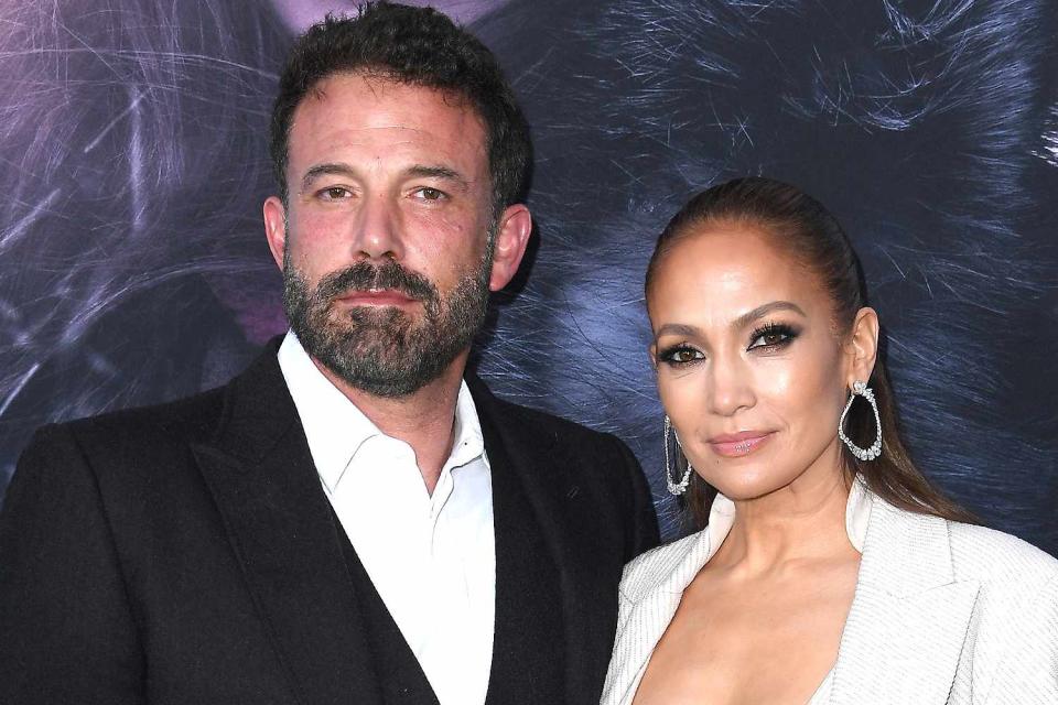 <p>Steve Granitz/FilmMagic</p> Ben Affleck and Jennifer Lopez in Los Angeles on May 10, 2023