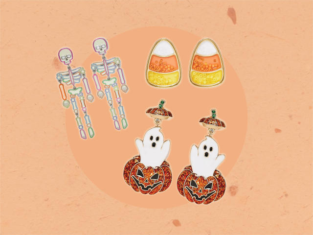 Upside Down Glow-in-the-dark Earrings Halloween Spooky 