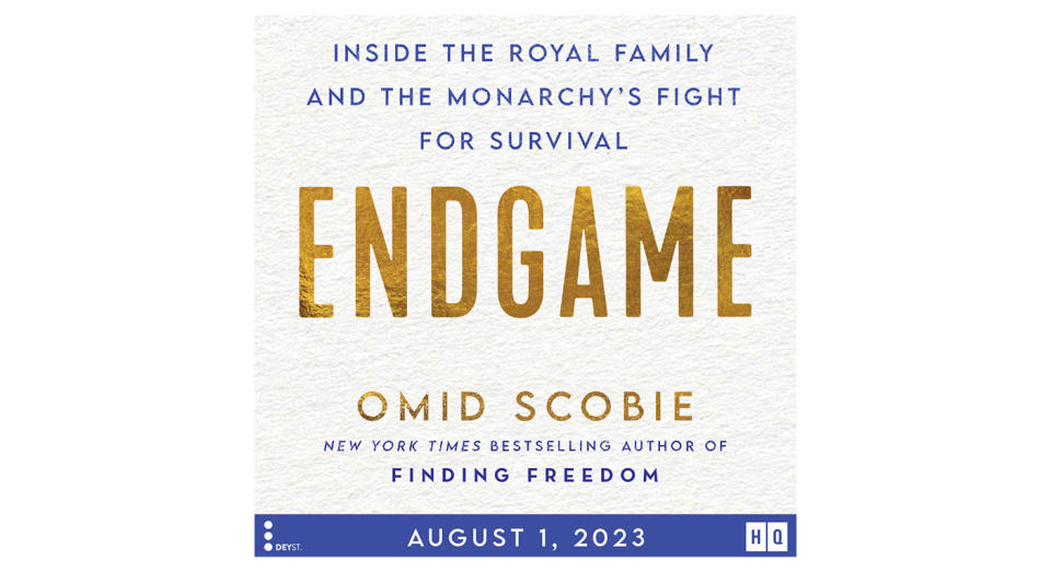 The cover for Omid Scobie's second title, Endgame, is yet to be revealed. (Omid Scobie/Penguin House Publishing)
