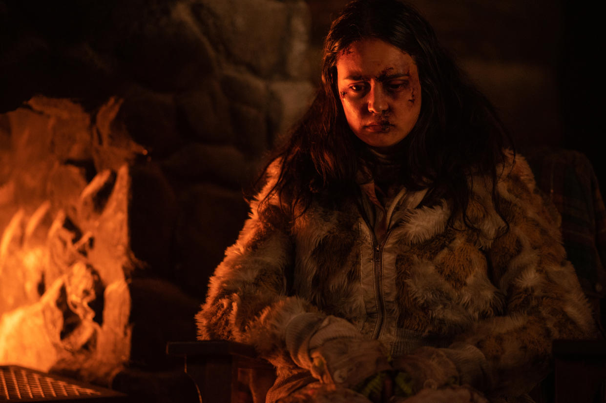 Courtney Eaton as Teen Lottie in 'Yellowjackets' season 2, episode 9