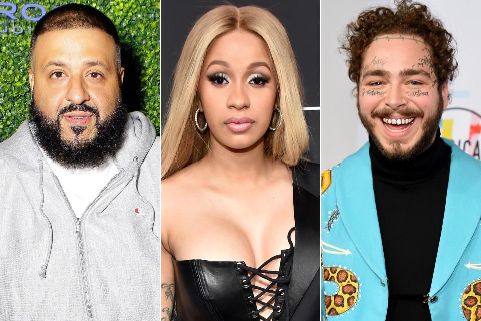 DJ Khaled, Cardi B and Post Malone