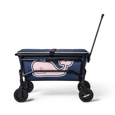 Pink Whale Collapsible Wagon