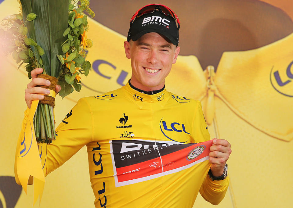 Rohan Dennis takes yellow after the opening prologue of the 2015 Tour de France