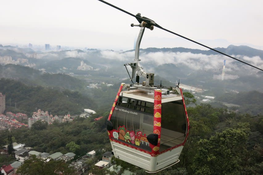 木柵貓空纜車。（中華旅行社提供）