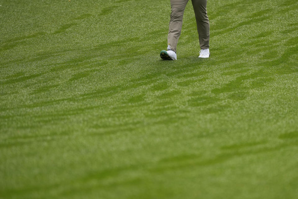 Scott Stallings walks to the seventh hole during the first round of the Masters golf tournament at Augusta National Golf Club on Thursday, April 6, 2023, in Augusta, Ga. (AP Photo/Jae C. Hong)