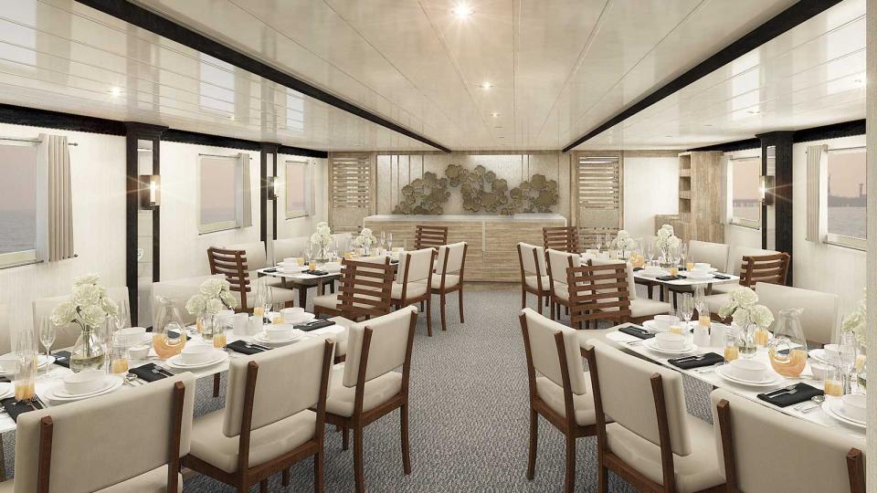 Evolution Cruise Interior Dining Room