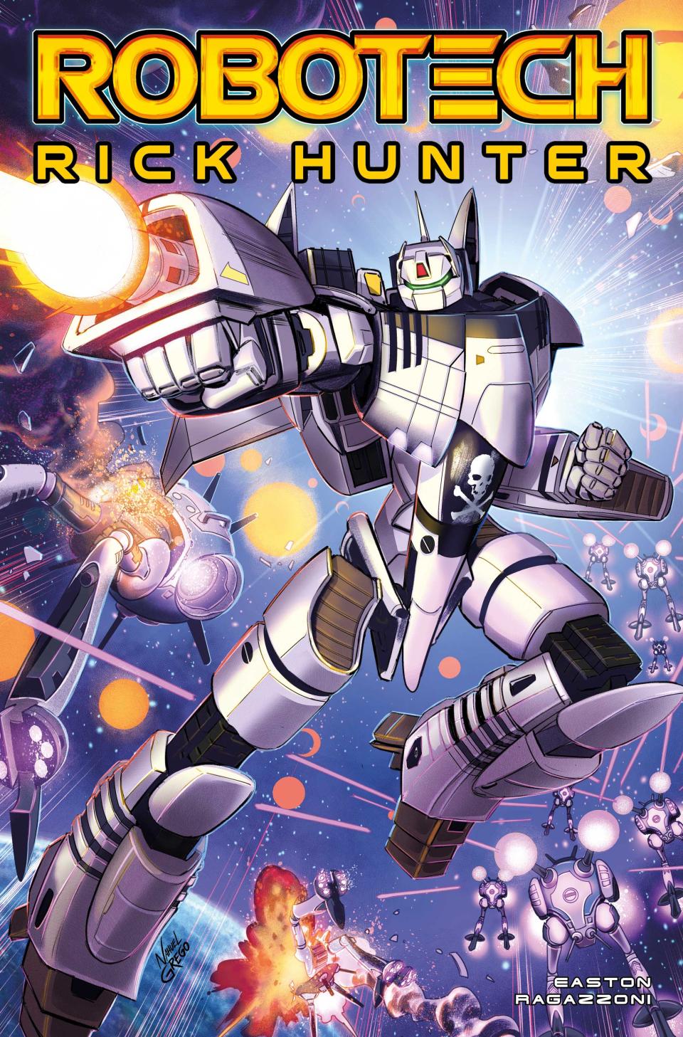 Nahuel Grego's cover for Robotech: Rick Hunter #1.