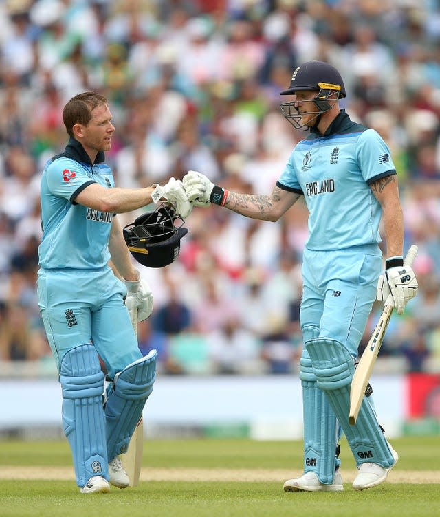 Stokes (right) takes his attacking lead from one-day skipper Eoin Morgan.
