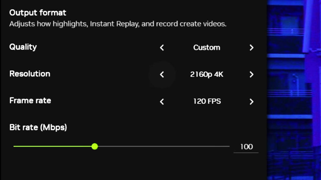  Nvidia Shadowplay with new 120fps recording option. 