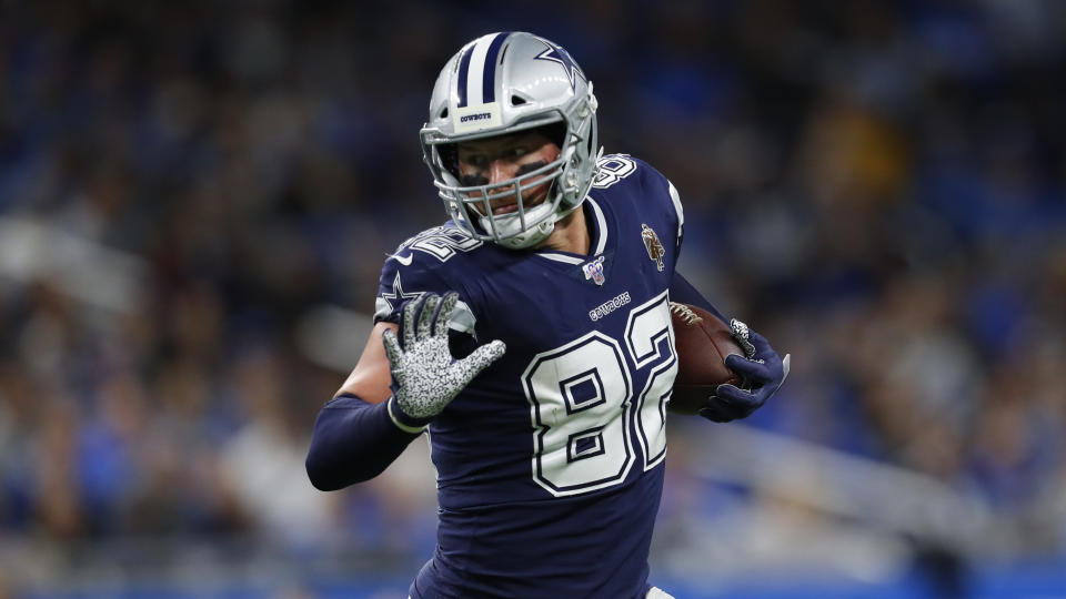 Longtime Dallas Cowboys tight end Jason Witten will play for the Raiders in 2020. (AP Photo/Paul Sancya)