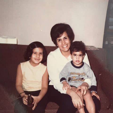 <p>Hoda Kotb Instagram</p> Hoda Kotb's mother Sameha Kotb with her sister Hala Kotb and brother Adel Kotb.