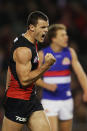 Essendon held on in a scrappy affair to end a three-match losing streak.