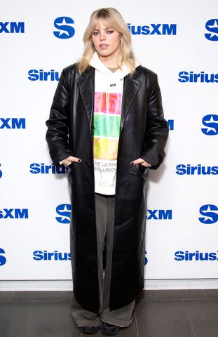 <p>Santiago Felipe/Getty</p> Reneé Rapp visits SiriusXM Studios in January 2024 in New York City