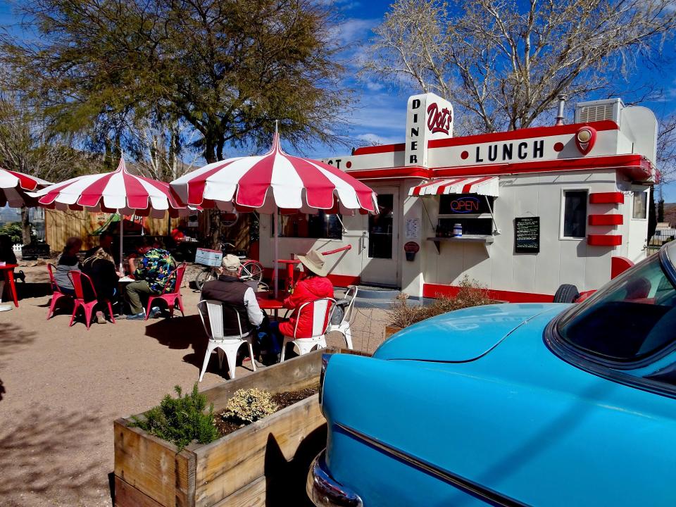 Dot’s Diner is tucked away in the Shady Dell, a vintage trailer park in Bisbee.