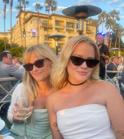 <p>Reese Witherspoon Instagram</p> Reese Witherspoon and her daughter, Ava Phillippe